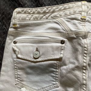 Off white tailored jeans